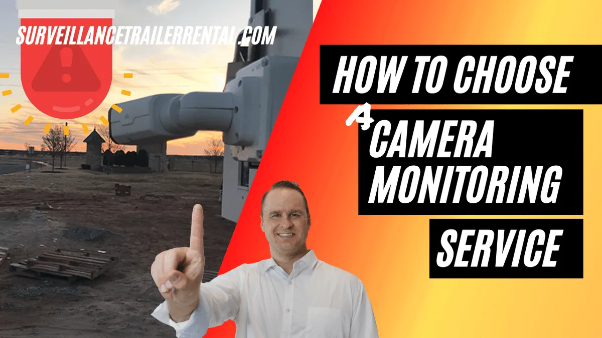 Security Camera Monitoring Service - How do I Choose One?