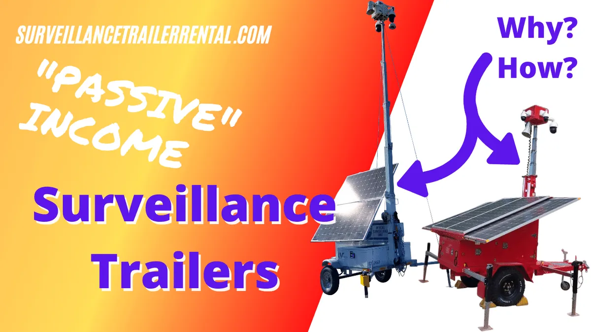How Entrepreneurs Can Use Mobile Surveillance Towers for Rent to Generate Passive Income