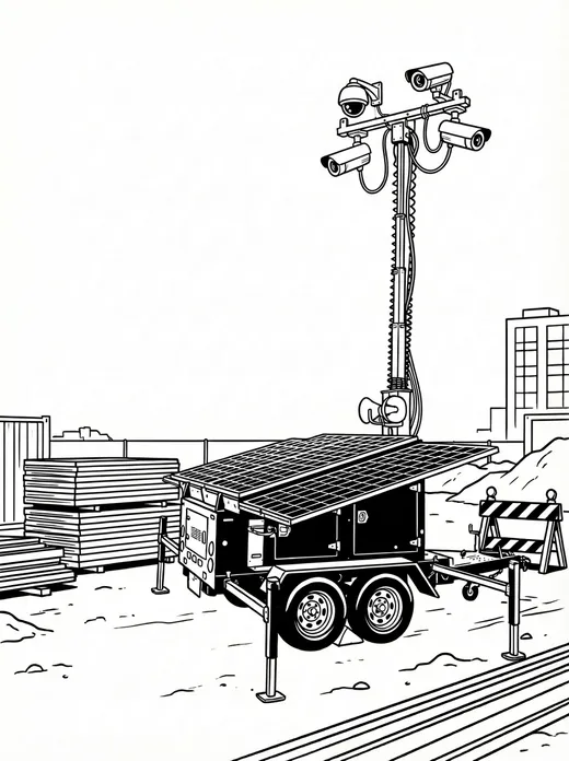 Mobile Security Trailer Setup & Deployment