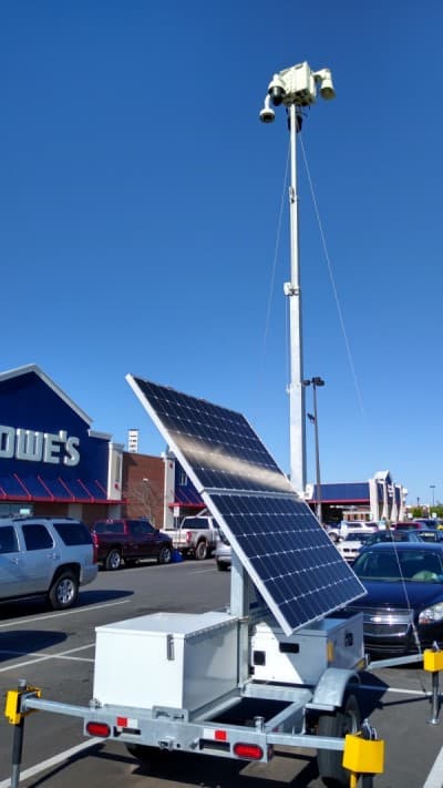 Image of a Mobile CCTV Trailer