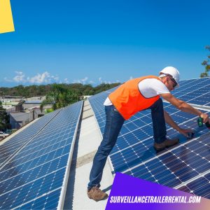 A Solar Panel Installation